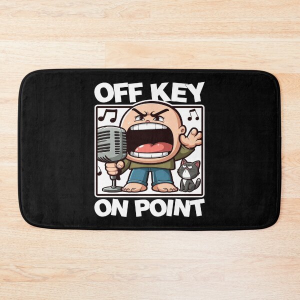 Item preview, OFF KEY, ON POINT - SINGER GIFT designed and sold by KEF Custom.