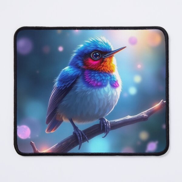 Item preview, Blue Wren in a Magical Forest 1 designed and sold by AussieConcepts.