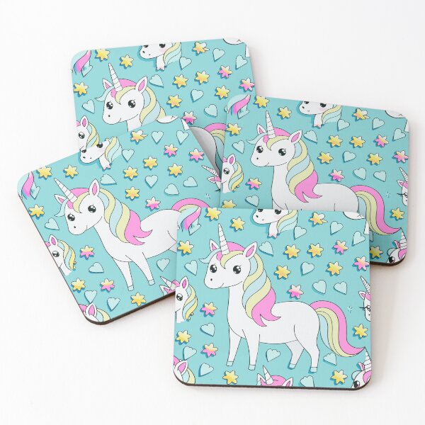 Item preview, Adorable Unicorn Seamless Pattern designed and sold by Vicky021.
