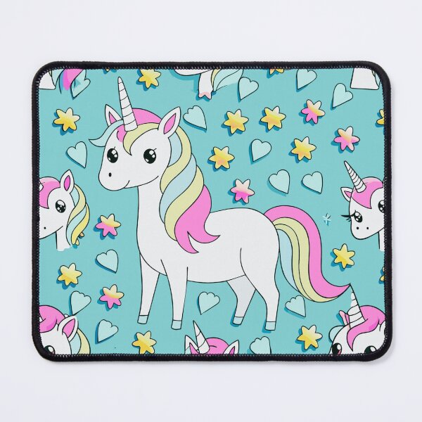 Item preview, Adorable Unicorn Seamless Pattern designed and sold by Vicky021.