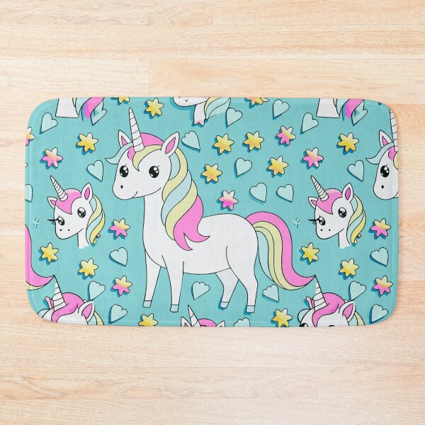 Item preview, Adorable Unicorn Seamless Pattern designed and sold by Vicky021.