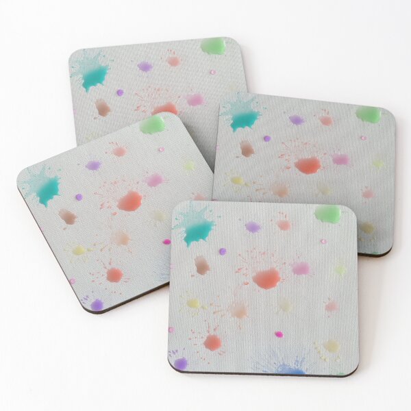 Aperçu de l'œuvre Gouttes d'eau colorées Holi créée et vendue par KanchansArt.