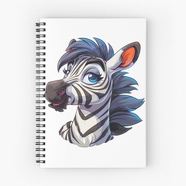 Item preview, Cute cartoon zebra designed and sold by Stickermagician.