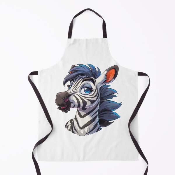 Item preview, Cute cartoon zebra designed and sold by Stickermagician.