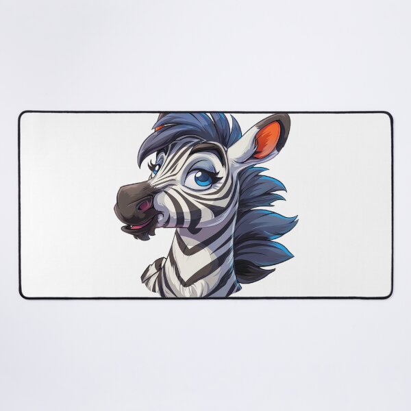 Item preview, Cute cartoon zebra designed and sold by Stickermagician.