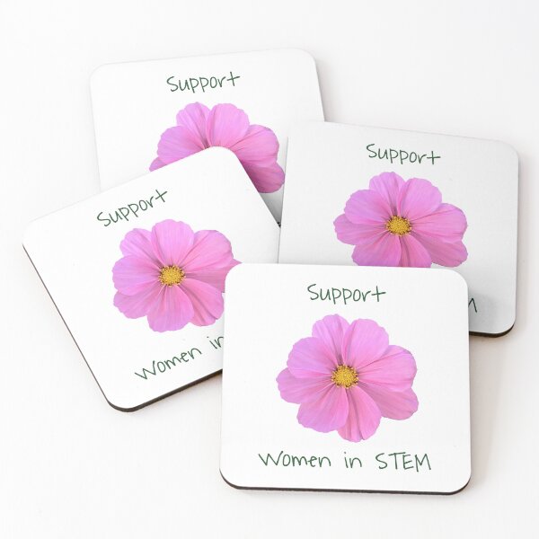 Item preview, Support Women in STEM Pink Cosmos Flower designed and sold by STEM Factually.