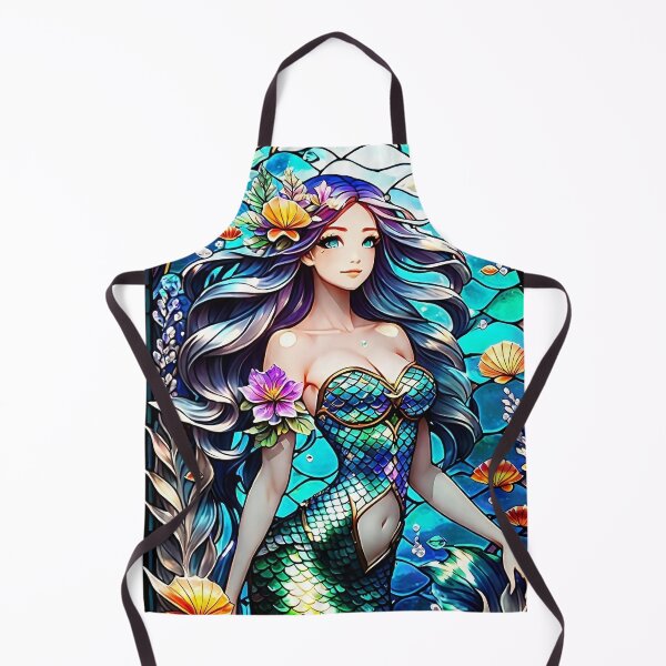 Item preview, Mermaids stained glass window designed and sold by LilithsDesires.
