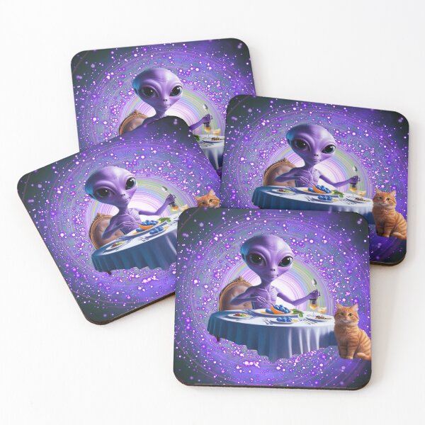 Item preview, Alien Dinner Date designed and sold by AuraTides.