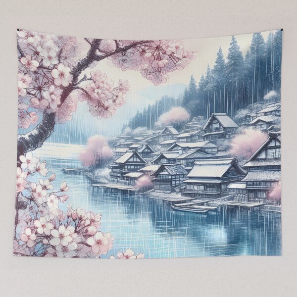 Item preview, Tranquil Sakura Reflections in Japan designed and sold by inkNext.