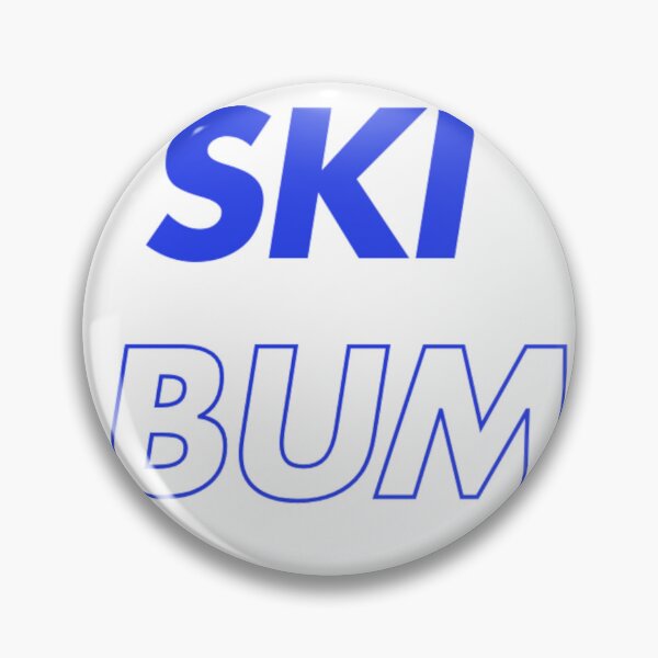 Artikelvorschau, Ski Bum Blauer Schriftzug entworfen und verkauft von Tumblestwo.