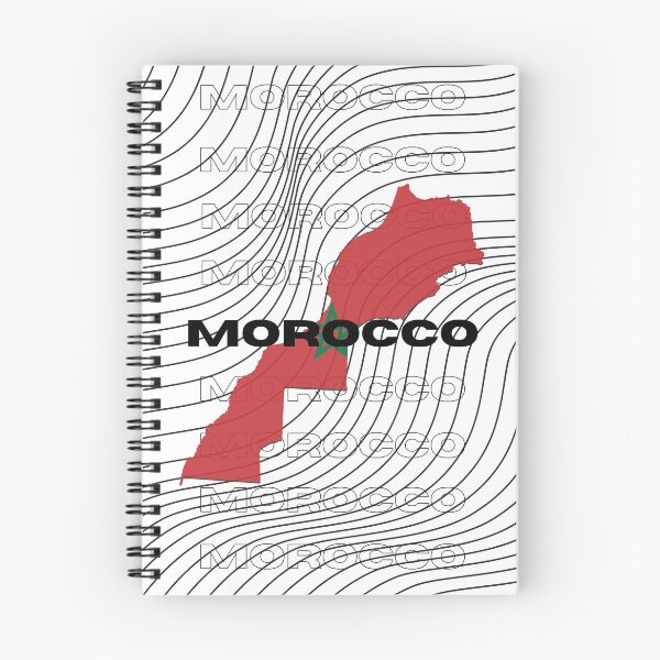 Item preview, Flag Map of Morocco designed and sold by nyblydd.