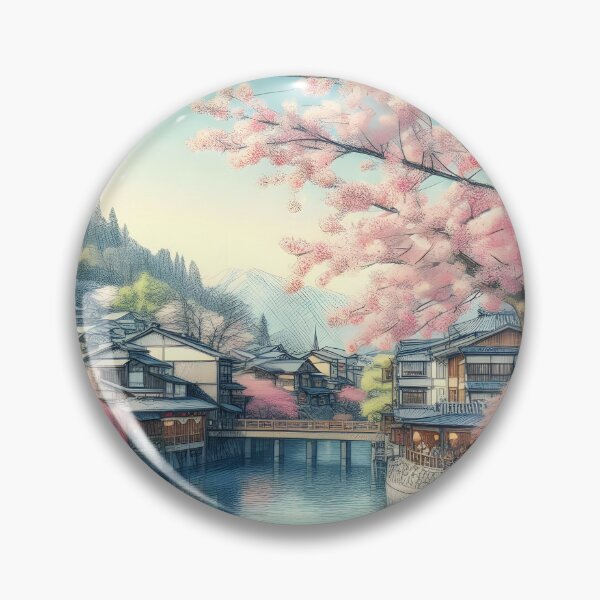 Item preview, Enchanting Sakura by Tranquil Lake designed and sold by inkNext.