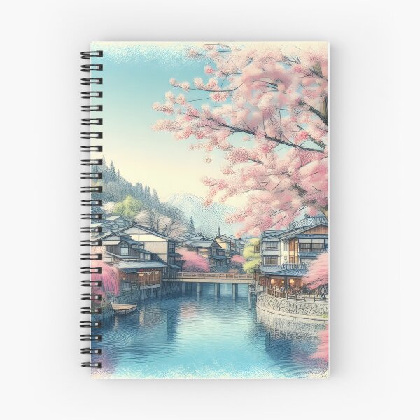 Item preview, Enchanting Sakura by Tranquil Lake designed and sold by inkNext.