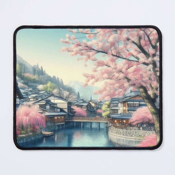 Item preview, Enchanting Sakura by Tranquil Lake designed and sold by inkNext.