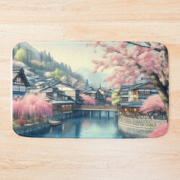 Item preview, Enchanting Sakura by Tranquil Lake designed and sold by inkNext.