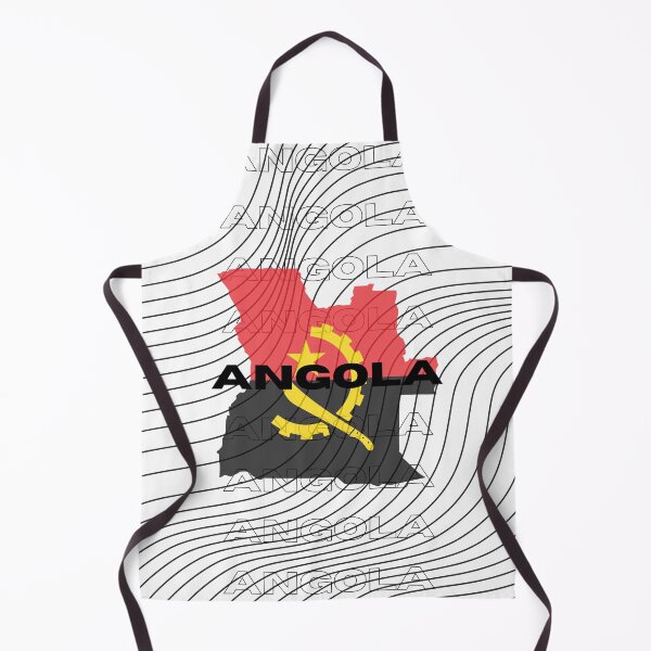 Item preview, Flag Map of Angola designed and sold by nyblydd.