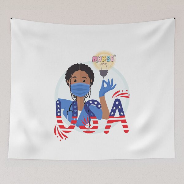 Item preview, Nurse USA designed and sold by CrimeScene24.7Apparel.