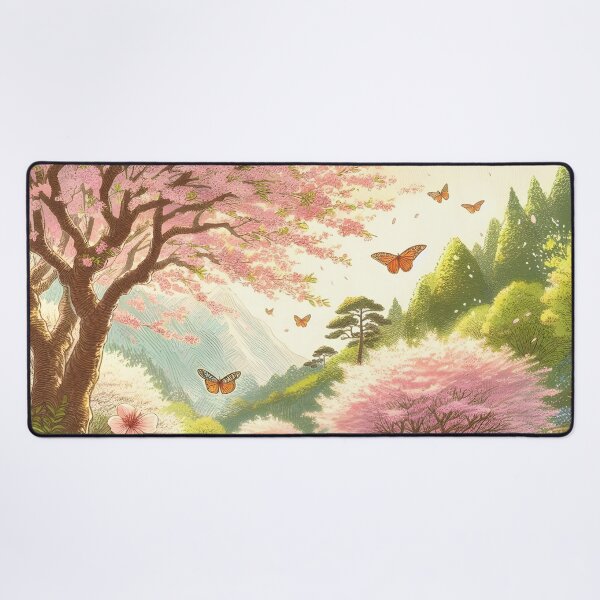Item preview, Sakura Canopy with Lush Greenery designed and sold by inkNext.