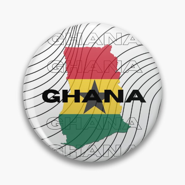 Item preview, Flag Map of Ghana designed and sold by nyblydd.