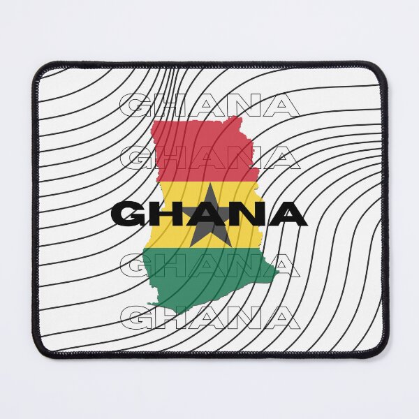 Item preview, Flag Map of Ghana designed and sold by nyblydd.