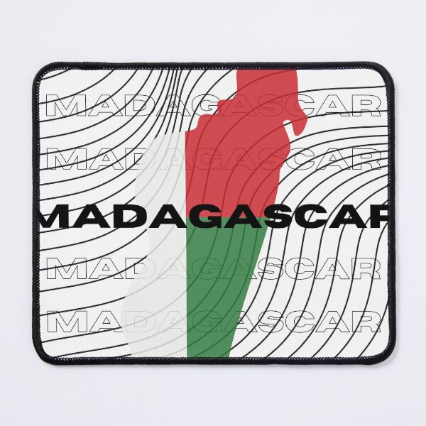Item preview, Flag Map of Madagascar designed and sold by nyblydd.