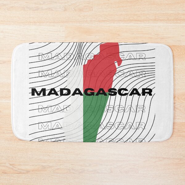 Item preview, Flag Map of Madagascar designed and sold by nyblydd.