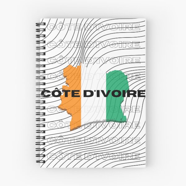 Item preview, Flag Map of Côte D'Ivoire designed and sold by nyblydd.