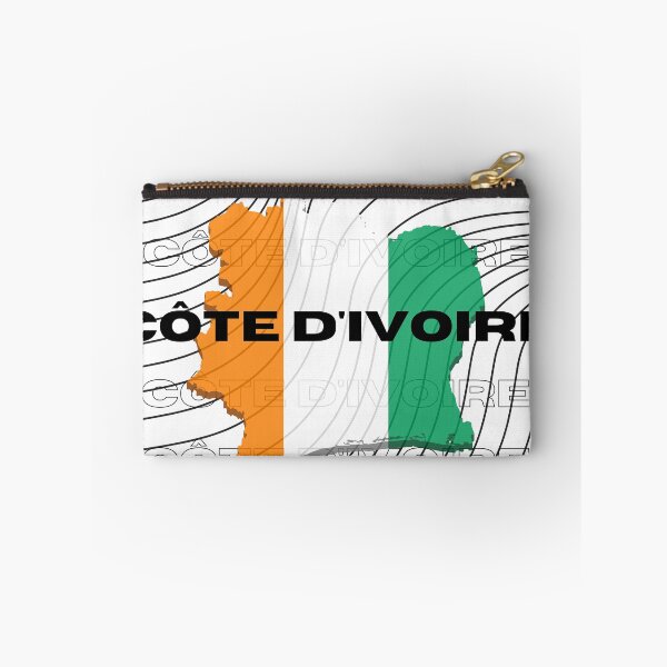 Item preview, Flag Map of Côte D'Ivoire designed and sold by nyblydd.