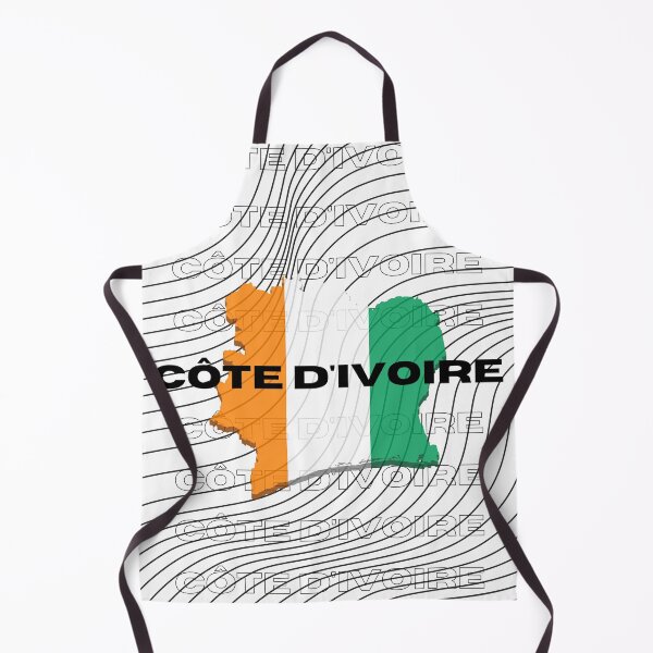 Item preview, Flag Map of Côte D'Ivoire designed and sold by nyblydd.