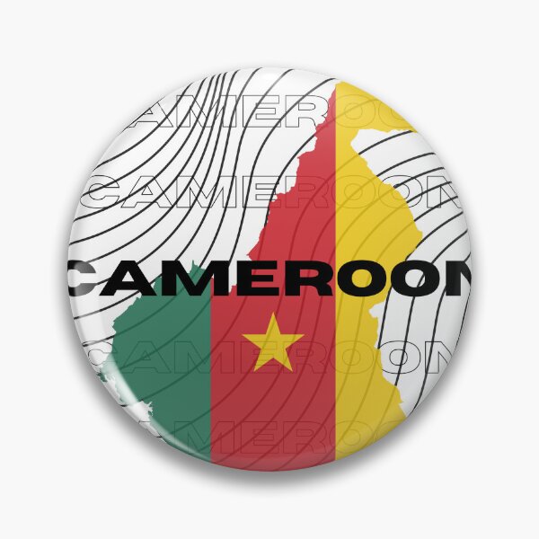 Item preview, Flag Map of Cameroon designed and sold by nyblydd.