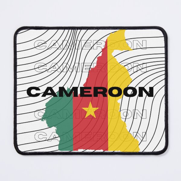 Item preview, Flag Map of Cameroon designed and sold by nyblydd.