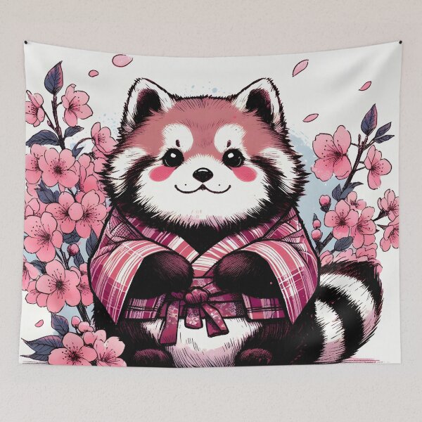 Item preview, Tanuki's Sakura Blossom Adventure designed and sold by inkNext.
