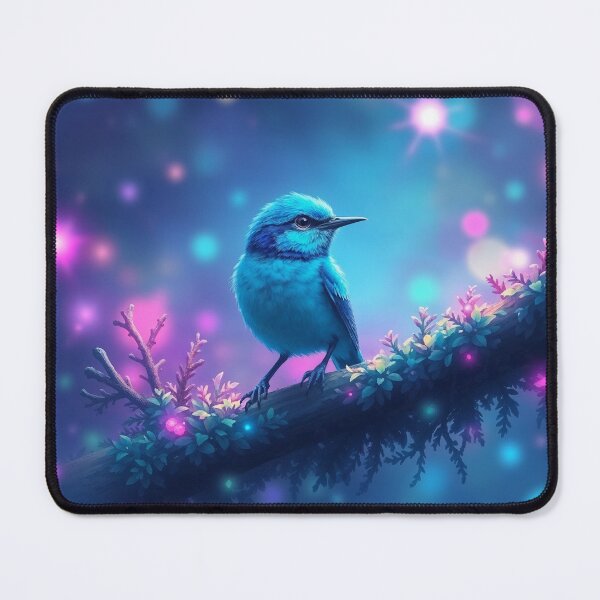 Item preview, Blue Wren in a Magical Forest 3 designed and sold by AussieConcepts.