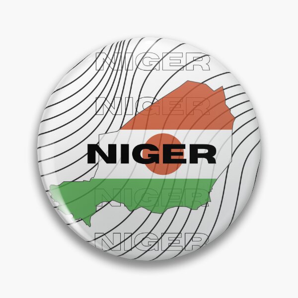 Item preview, Flag Map of Niger designed and sold by nyblydd.