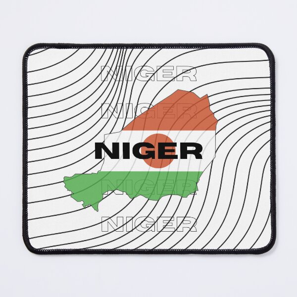 Item preview, Flag Map of Niger designed and sold by nyblydd.
