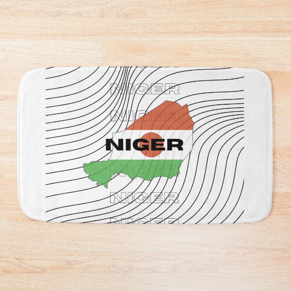 Item preview, Flag Map of Niger designed and sold by nyblydd.