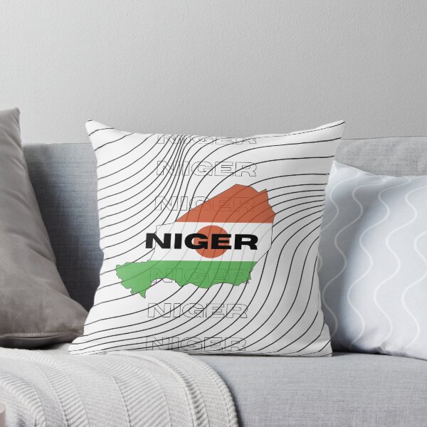 Item preview, Flag Map of Niger designed and sold by nyblydd.