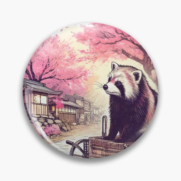 Item preview, Tanuki's Cherry Blossom Delight designed and sold by inkNext.
