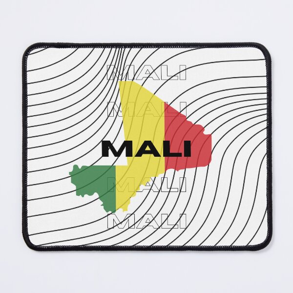 Item preview, Flag Map of Mali designed and sold by nyblydd.