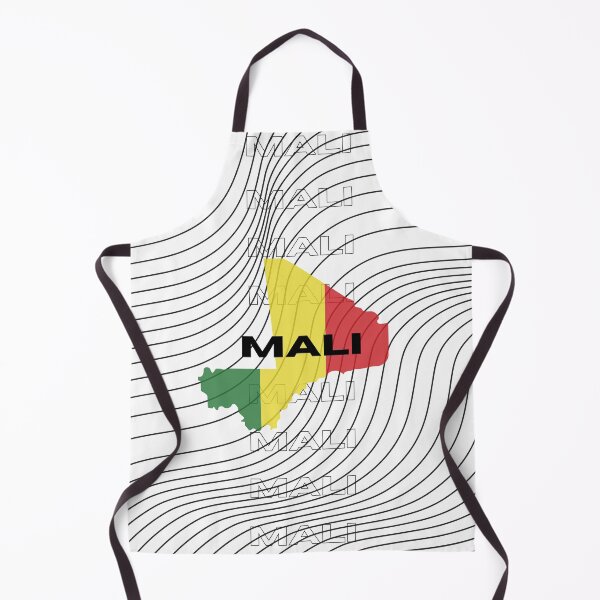 Item preview, Flag Map of Mali designed and sold by nyblydd.