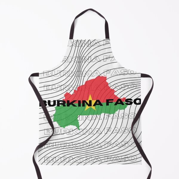 Item preview, Flag Map of Burkina Faso designed and sold by nyblydd.