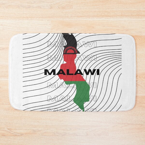 Item preview, Flag Map of Malawi designed and sold by nyblydd.