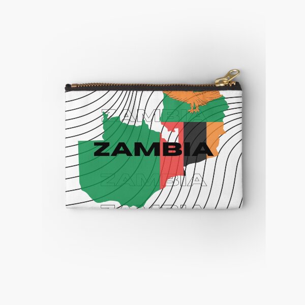 Item preview, Flag Map of Zambia designed and sold by nyblydd.