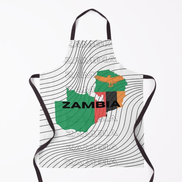 Item preview, Flag Map of Zambia designed and sold by nyblydd.