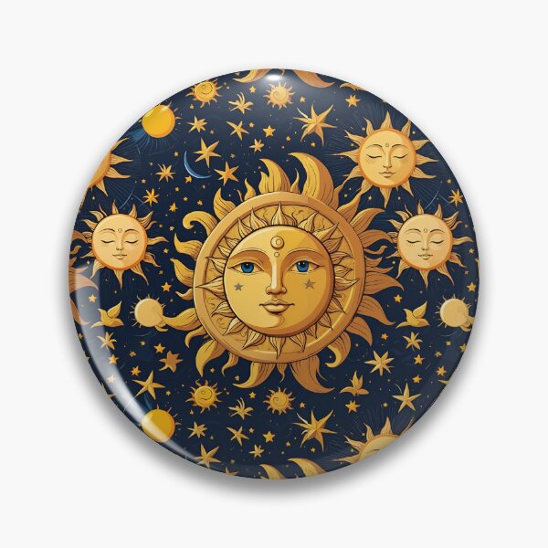 Item preview, Sun and Moon Pattern Design  designed and sold by Domo-Design.