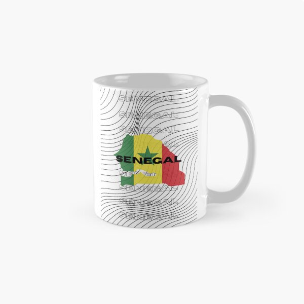 Item preview, Flag Map of Senegal designed and sold by nyblydd.