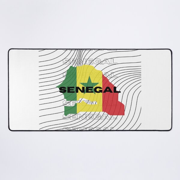 Item preview, Flag Map of Senegal designed and sold by nyblydd.