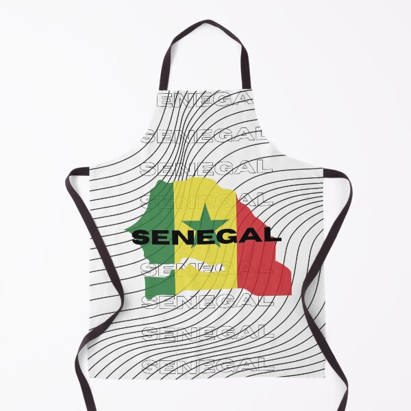 Item preview, Flag Map of Senegal designed and sold by nyblydd.