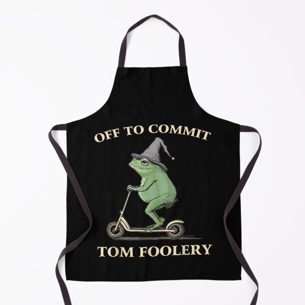 Item preview, Funny Frog Graphic Saying Off To Commit Tom Foolery designed and sold by lidanmasi.