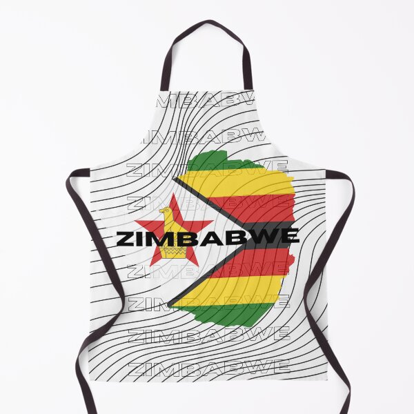 Item preview, Flag Map of Zimbabwe designed and sold by nyblydd.